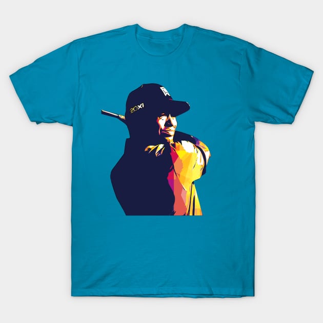 Tiger Woods T-Shirt by Creativedy Stuff